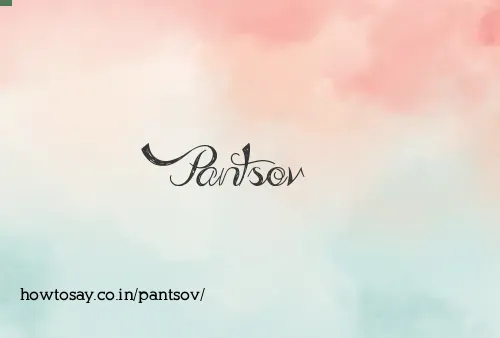 Pantsov