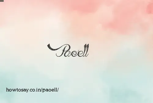 Paoell