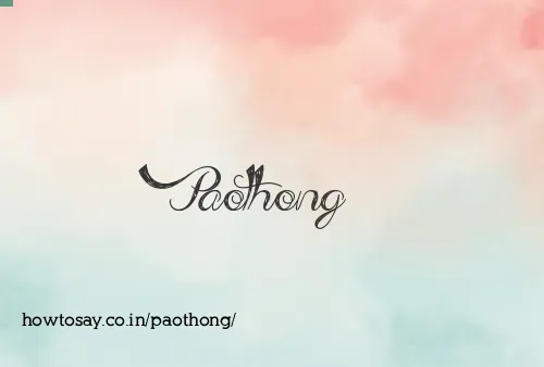 Paothong