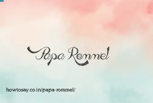 Papa Rommel