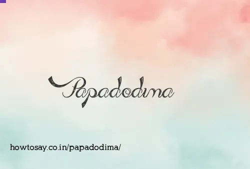 Papadodima