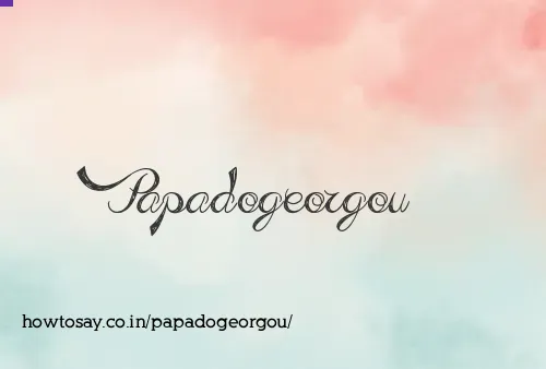 Papadogeorgou