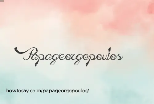 Papageorgopoulos