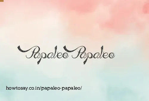 Papaleo Papaleo