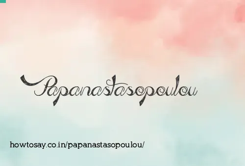 Papanastasopoulou