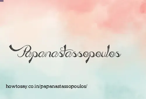Papanastassopoulos