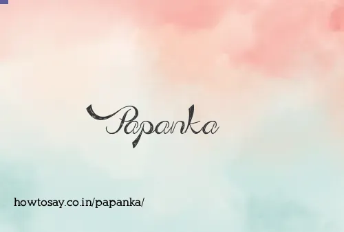 Papanka