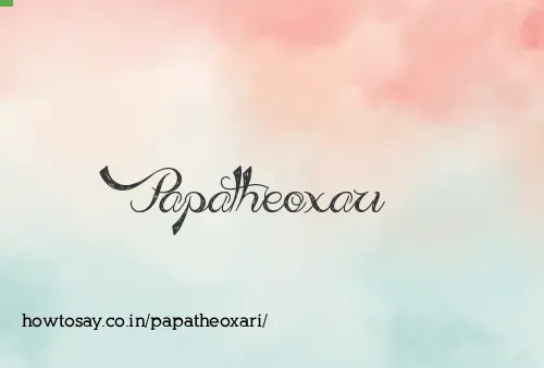Papatheoxari