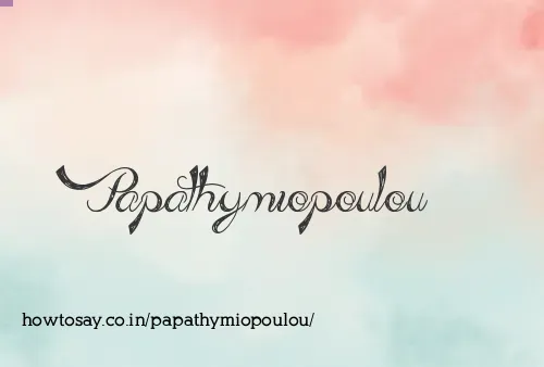 Papathymiopoulou