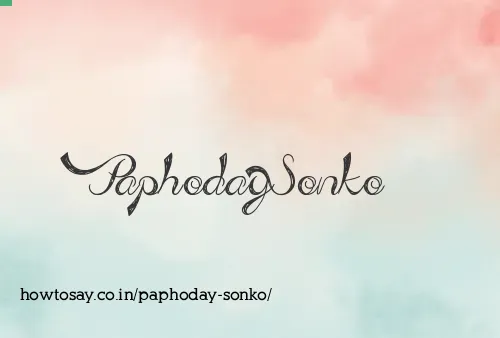 Paphoday Sonko