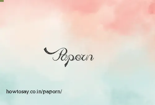 Paporn