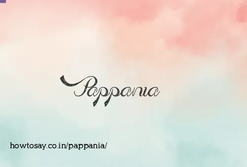 Pappania