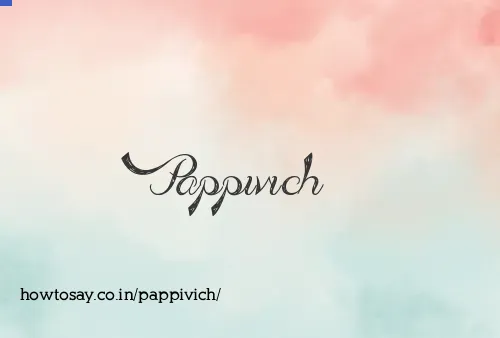 Pappivich
