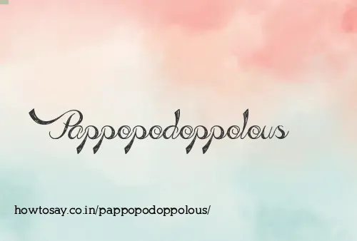 Pappopodoppolous