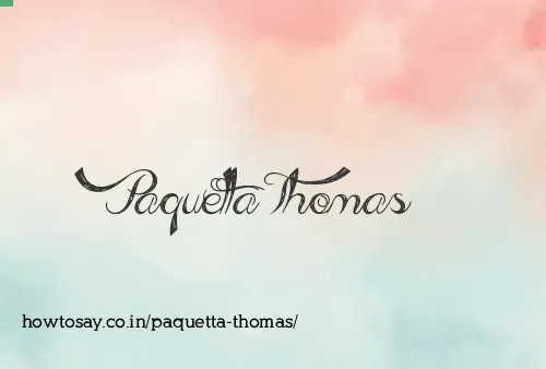 Paquetta Thomas