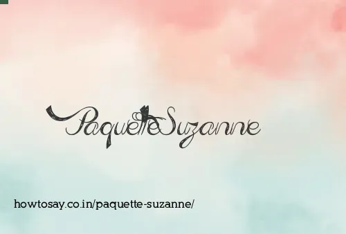 Paquette Suzanne
