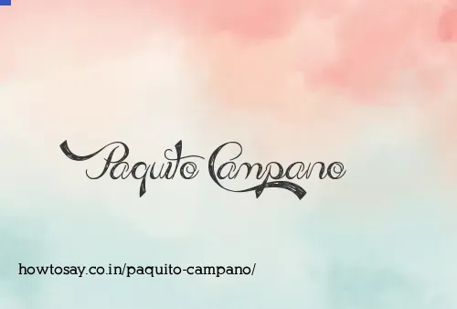 Paquito Campano
