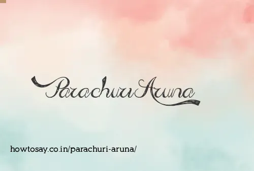 Parachuri Aruna