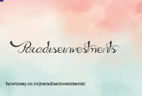 Paradiseinvestments