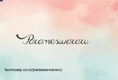 Parameswararu