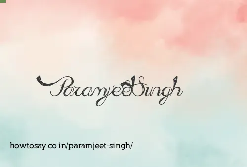 Paramjeet Singh