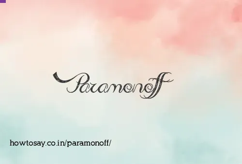 Paramonoff