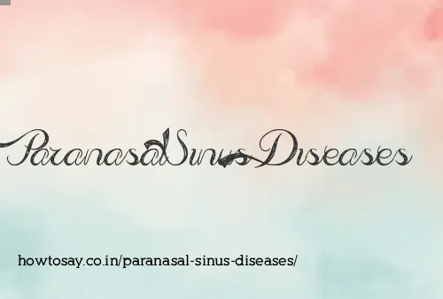 Paranasal Sinus Diseases