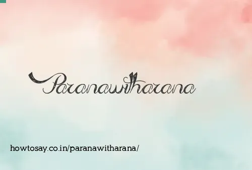 Paranawitharana