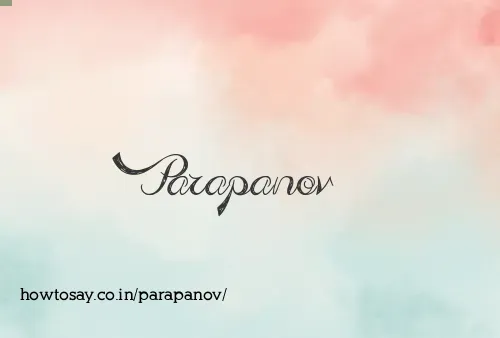 Parapanov