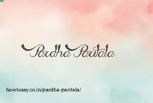 Pardha Paritala