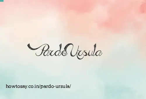 Pardo Ursula
