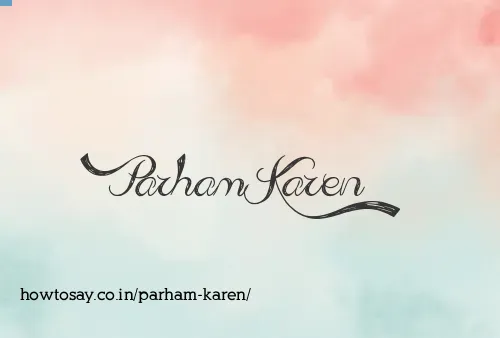 Parham Karen