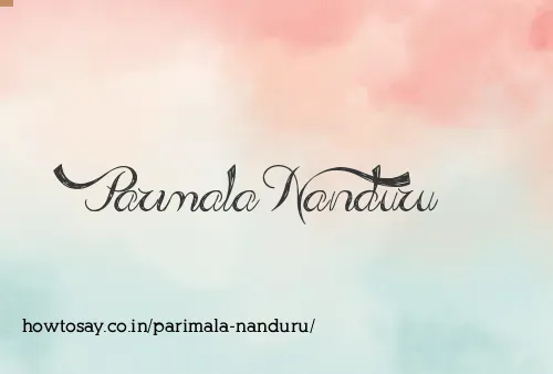 Parimala Nanduru