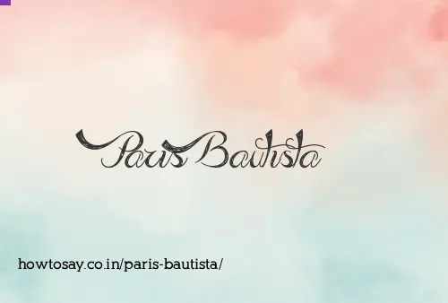 Paris Bautista