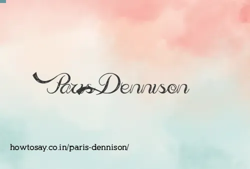 Paris Dennison