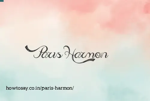 Paris Harmon