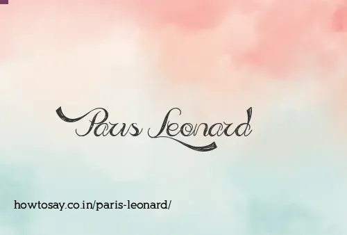 Paris Leonard