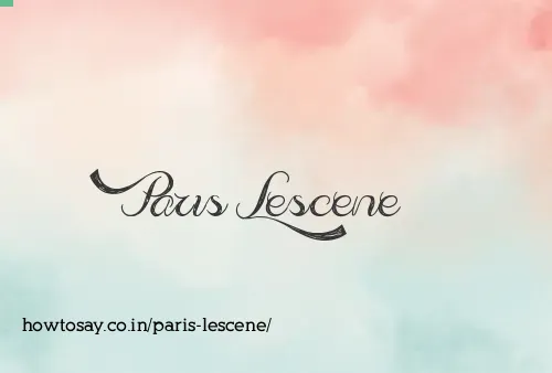 Paris Lescene