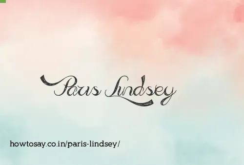 Paris Lindsey