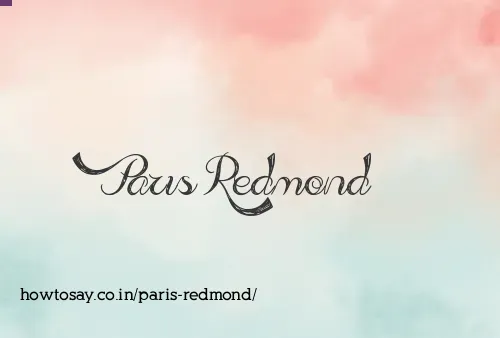 Paris Redmond