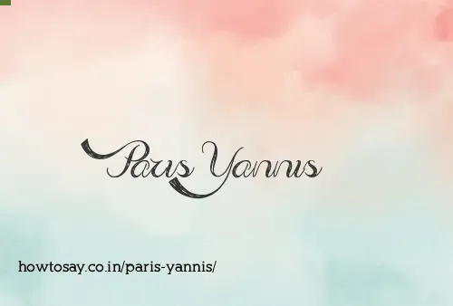 Paris Yannis