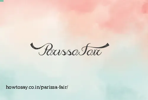 Parissa Fair