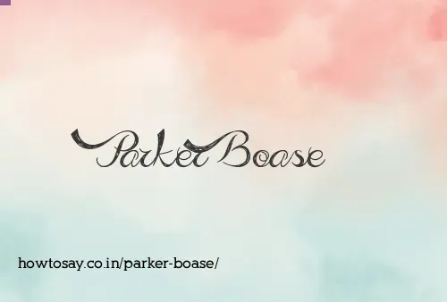 Parker Boase
