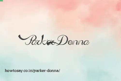 Parker Donna