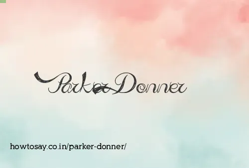 Parker Donner