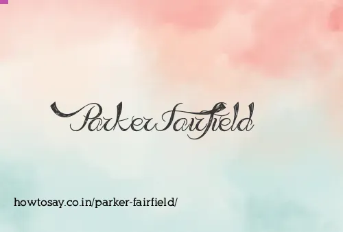 Parker Fairfield