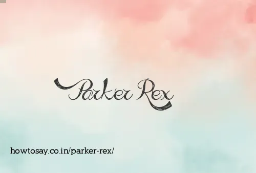 Parker Rex