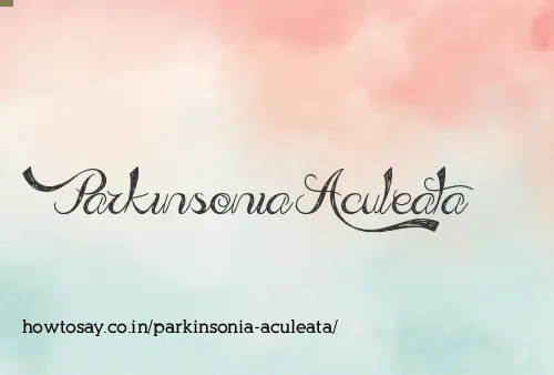 Parkinsonia Aculeata