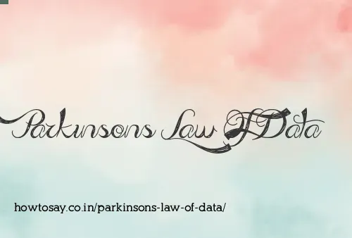 Parkinsons Law Of Data