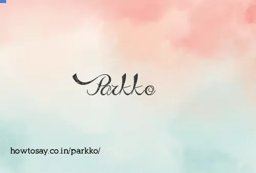 Parkko